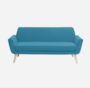 Softline Scope Sofa-Felt Melange - 582 Blue