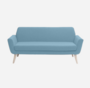 Softline Scope Sofa-Felt Melange - 858 Sky Blue