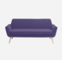 Softline Scope Sofa-Felt - 581 Eggplant