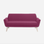 Softline Scope Sofa-Felt - 629 Berry