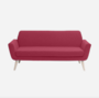 Softline Scope Sofa-Felt - 622 Rust Red