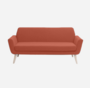 Softline Scope Sofa-Felt Melange - 298 Red