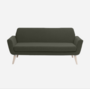 Softline Scope Sofa-Felt Melange - 294 Dark Green