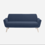 Softline Scope Sofa-Felt Melange - 289 Dark Blue
