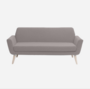 Softline Scope Sofa-schwarz-Vision - 395 Violet