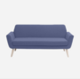 Softline Scope Sofa-schwarz-Vision - 450 Purple