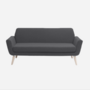 Softline Scope Sofa-schwarz-Vision - 449 Anthracite