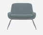 Softline Coco Sessel mit Kufen - Felt Melange - 292 Light Grey