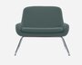 Softline Coco Sessel mit Kufen - Felt Melange - 293 Grey Green