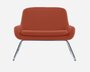 Softline Coco Sessel mit Kufen - Felt Melange - 298 Red