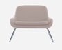 Softline Coco Sessel mit Kufen - Felt Melange - 642 Lilac