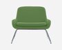 Softline Coco Sessel mit Kufen - Felt Melange - 848 Green