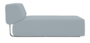 Softline Noa Sofa Chaiselongue Module - Vision - 442 Light Blue