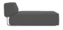Softline Noa Sofa Chaiselongue Module - Vision - 443 Black Brown