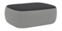 Softline Sand Pouf - Felt Melange  - 620 Stone Grey