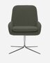 Softline Coco Drehsessel - Felt Melange - 294 Dark Green