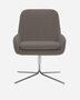 Softline Coco Drehsessel - Felt Melange - 300 Dark Brown