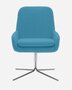 Softline Coco Drehsessel - Felt Melange - 582 Blue