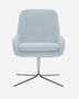 Softline Coco Drehsessel - Felt Melange - 641 Light Blue