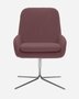Softline Coco Drehsessel - Felt Melange - 651 Eggplant