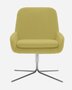 Softline Coco Drehsessel - Felt Melange - 847 Mustard