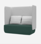 Softline Opera Sofa Hoch-Cento, Felt, Felt Melange, Valencia, Velvet