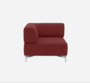 Softline Planet Eckelement-Cento, Felt, Felt Melange, Valencia, Velvet-C 100 · 28 x 28 x 91 cm
