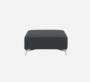 Softline Planet Hocker-Cento, Felt, Felt Melange, Valencia, Velvet-Black