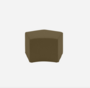 Softline Pause Hocker-Cento, Felt, Felt Melange, Valencia, Velvet