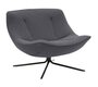 SOFTLINE VERA SESSEL - Felt Melange - 623 Dark Grey