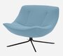 SOFTLINE VERA SESSEL - Felt Melange - 858 Sky Blue