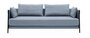 SOFTLINE MADISON SOFA - Griffon - 830 Light Blue