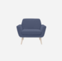 Softline SCOPE SESSEL-Felt Melange - 859 Berry