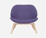 SOFTLINE EDEN SESSEL - Felt - 581 Eggplant