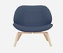 SOFTLINE EDEN SESSEL - Felt Melange - 289 Dark Blue