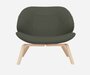 SOFTLINE EDEN SESSEL - Felt Melange - 294 Dark Green