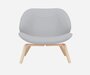 SOFTLINE EDEN SESSEL - Felt Melange - 612 Light Grey