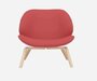 SOFTLINE EDEN SESSEL - Felt Melange - 650 Light Red