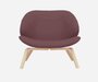 SOFTLINE EDEN SESSEL - Felt Melange - 651 Eggplant