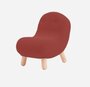 SOFTLINE BOB SESSEL -Felt Melange - 297 Dark Red
