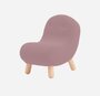 SOFTLINE BOB SESSEL -Felt Melange - 299 Antique Pink