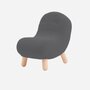 SOFTLINE BOB SESSEL -Felt Melange - 623 Dark Grey