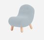SOFTLINE BOB SESSEL -Felt Melange - 641 Light Blue