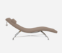 Softline SENSE SESSEL-Felt Melange - 849 Light Brown-Verchromt