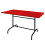 Schaffner Metalltisch Rigi 140 x 80 - Rot