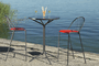 Schaffner Metall-Bistrostehtisch PIX Ø80/110