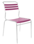 Schaffner Lättlistuhl Säntis ohne Armlehne -  Pink