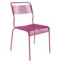 Schaffner Spaghettistuhl Säntis ohne Armlehne pink