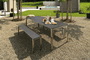 Schaffner Fiberglasbank Luzern 160 x 32