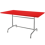 Schaffner Emailletisch Rigi 140 x 80-Rot